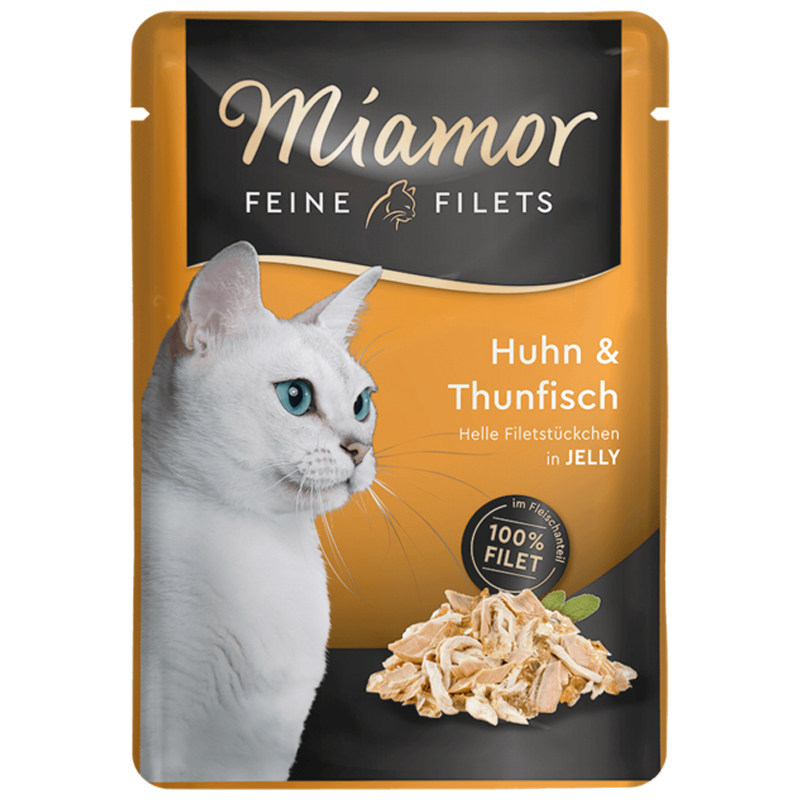仁可宠物 迈阿密/迈阿咪猫餐包黑罐啫喱猫湿粮肉片肉汁猫咪零食