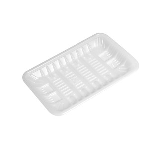 一次性生鲜托盘2013半透明长方形PP塑料食品打包盒超市包装盒1912