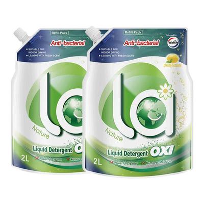 威露士洗衣液补充液袋装4L8斤LA有氧老版松木柠檬除菌除螨留香