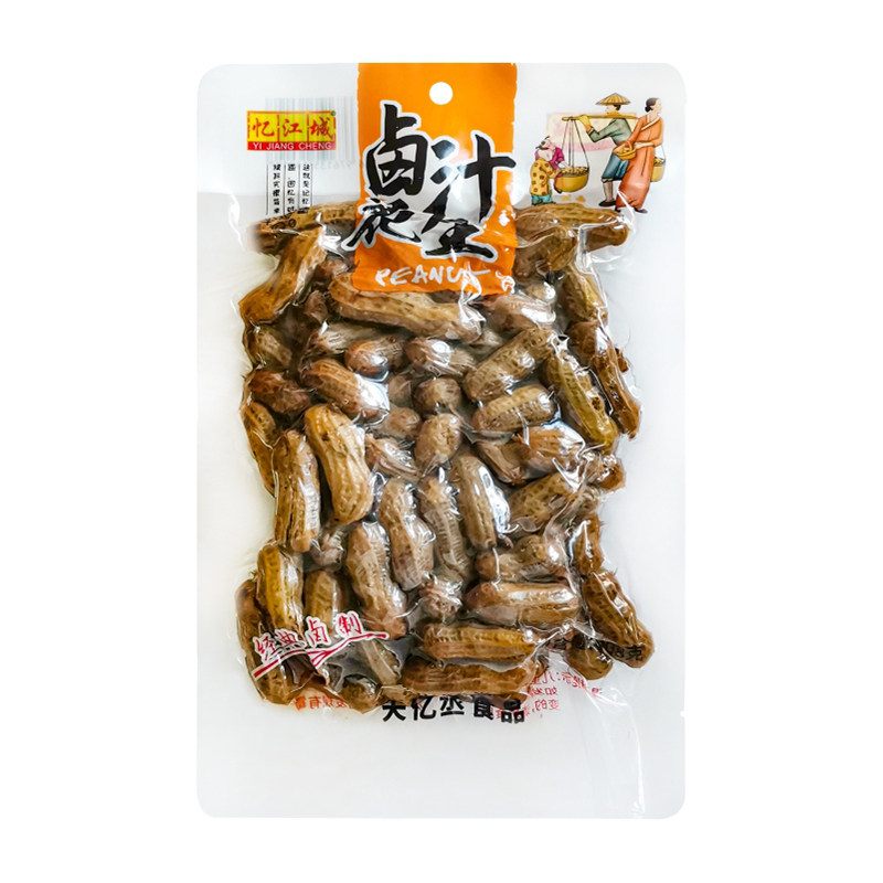 忆江城卤汁花生卤水煮花生米卤汁毛豆五香熟湿花生带壳商用下酒菜
