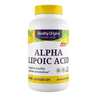 保税阿尔法硫辛酸600mg150粒Alphalpoic Acid美国Healthy Origins