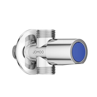 九牧单控三通角阀一进二出家用洗衣机分水器单开关双出水阀门龙头