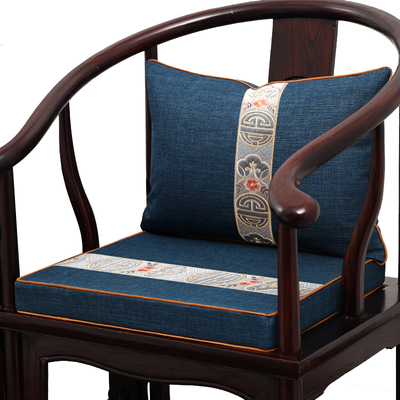 中式乳胶椅垫圈椅坐垫定制不塌陷