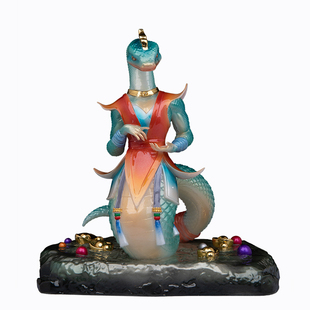 胡黄常蟒汉白玉四大家族真身像九尾狐黄鼠狼小跑蟒蛇家用堂口摆件