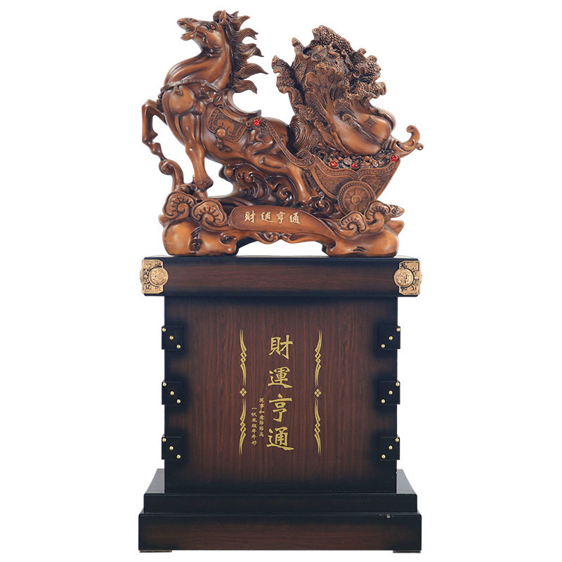 落地马摆件招财马到成功装饰
