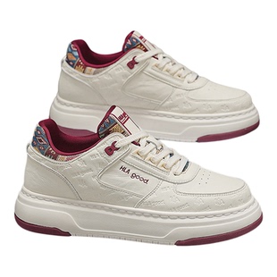 海澜之家男鞋2025新款秋季爆款百搭厚底增高板鞋难受运动小白潮鞋