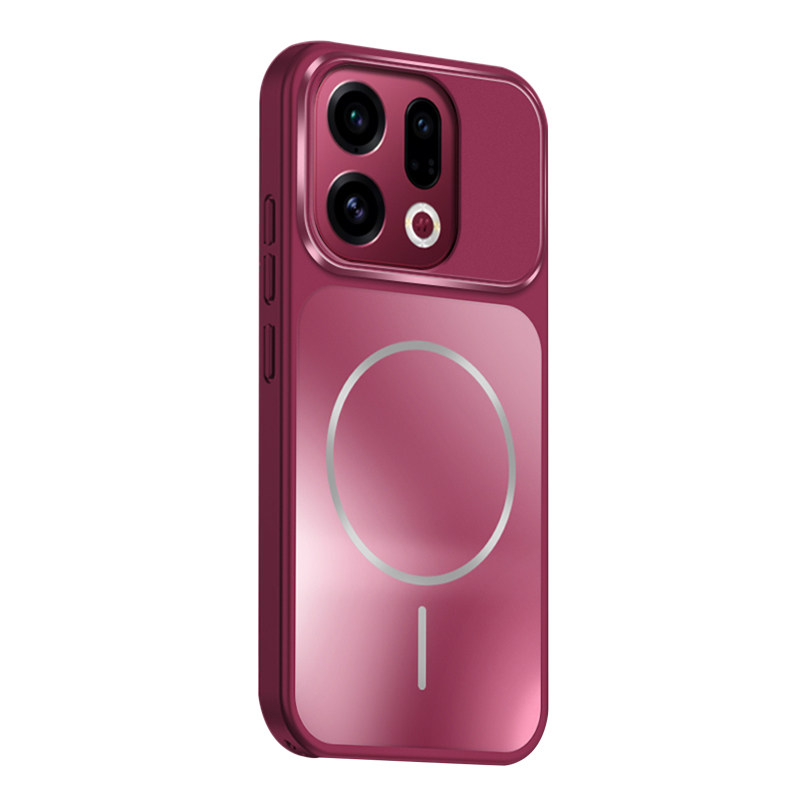 适用oppofindx9pro手机壳磁吸新款磨砂高级感oppo findx9超薄防摔超好看x9高端男女款外壳保护套追光红PC硬壳