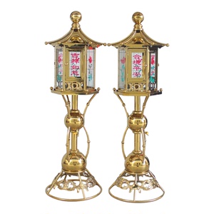 不锈钢添油灯大型蜡烛台