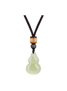 福禄安康和田玉吊坠葫芦玉坠项链