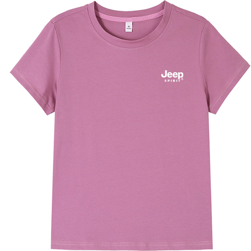 吉普JEEP纯棉短袖T恤女