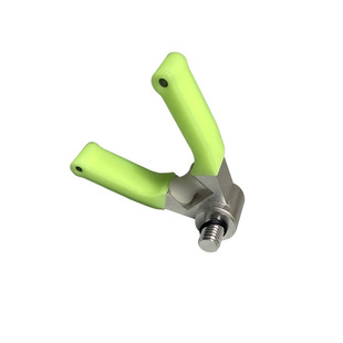 支架头包胶滚轮前叉Y头竞技架竿杆架头可插夜光棒钓鱼夜钓羊角头