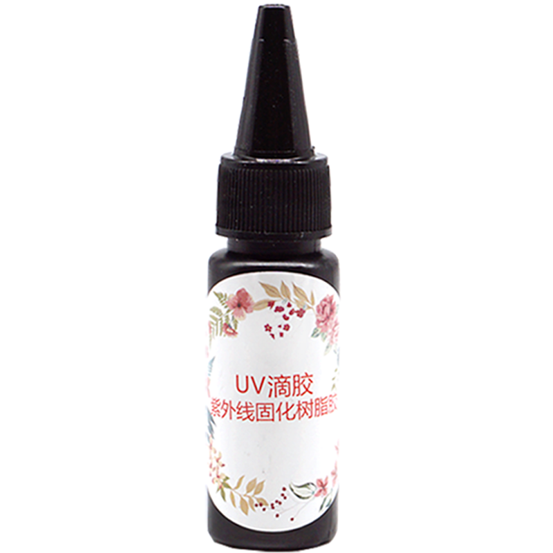 uv滴胶宝石胶uv树脂水晶滴胶diy流麻手绘珠咕卡无影胶封层热缩片