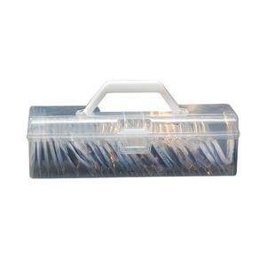 吧唧收纳盒动漫胸章徽章谷子周边收纳可放75mm大透明防尘整理盒