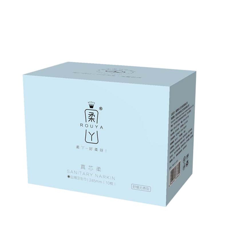柔丫卫生巾女负离子超薄纯棉日用夜用组合整箱姨妈巾安睡裤42超长