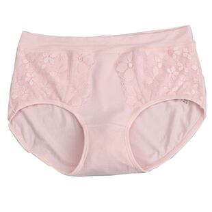 2条价 CYN创雅诺竹纤维抗菌女士平角裤95032精品单条装蕾丝女内裤