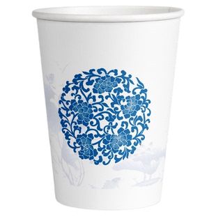 纸杯水杯一次性家用加厚1000只整箱装商用结婚纸杯定制印logo广告