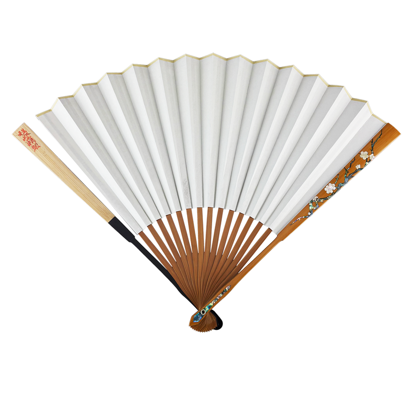 程莹95寸手工螺钿文玩折扇