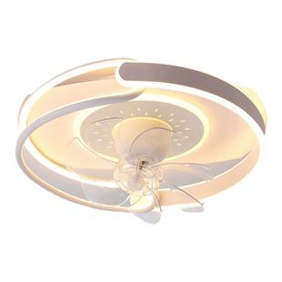 卧室风扇灯摇头吸顶房间餐厅高级感超薄智能静音大风力中山吊扇灯