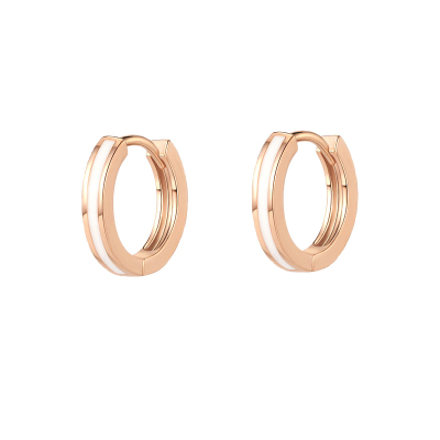 AJIDOU阿吉豆圆环简约女耳钉耳扣