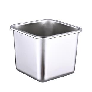 304不锈钢盆方形盆调料盆烘焙家用厨房商用食品级加厚带盖特大号