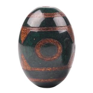 天然天珠西藏真品三眼九眼玛瑙单珠藏式配珠手工diy原石珠子配件