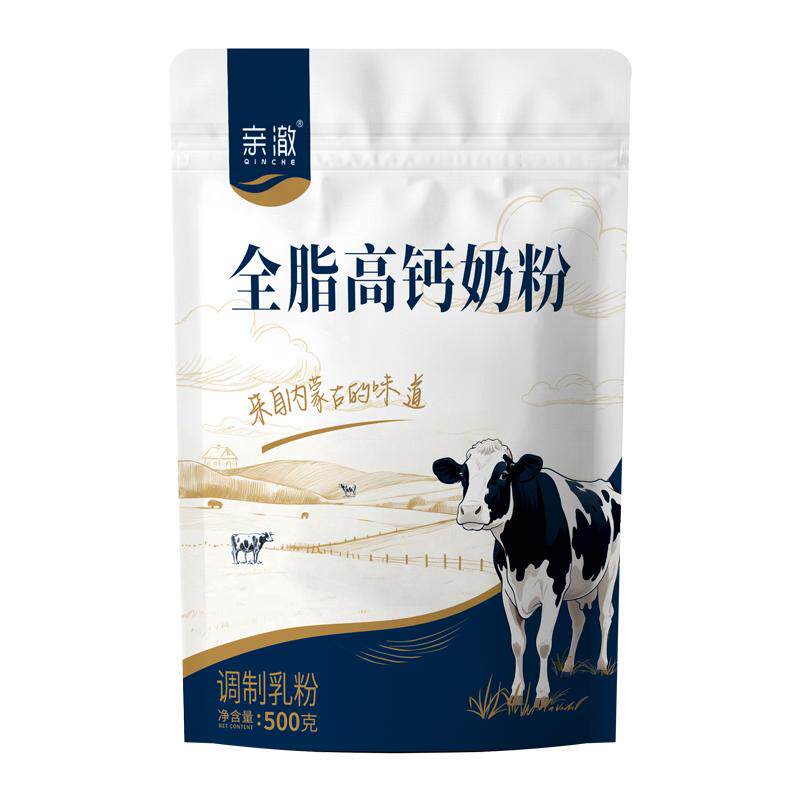 亲澈全脂高钙奶粉500克实惠装内蒙古奶源高蛋白甜味营养