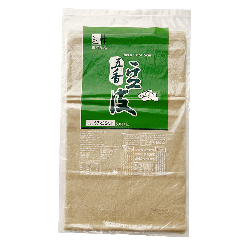 兰桂五香豆皮腐膜卷章皮腐皮柔韧