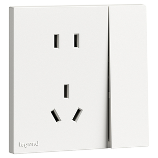 罗格朗开关插座面板畅境白色一开5五孔带usb四孔暗装86型十大品牌