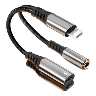 米拉适用手机iphone苹果转3.5mm耳机有线转接口lightning转3.5mm音频连接圆头音频线插头数据线转换器麦克风