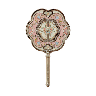 花知晓蝴蝶云肩系列周边手持镜木槿紫9周年限定立体 镜子