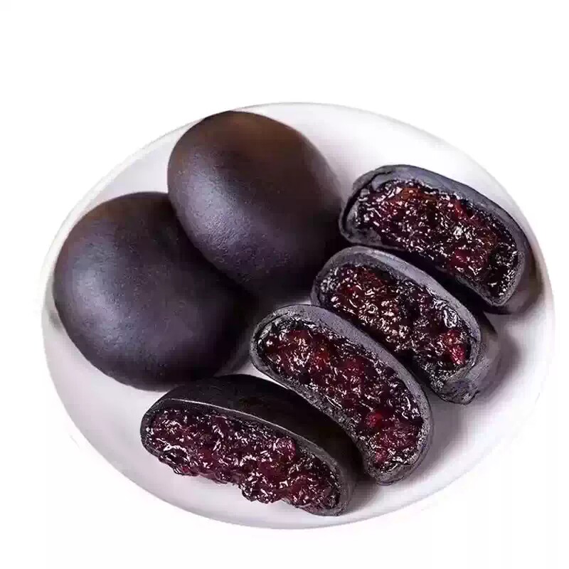 五黑桑葚紫米饼无蔗糖零食