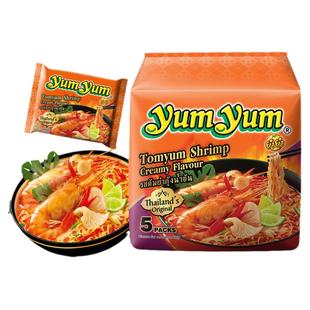 养养牌冬阴功方便面酸辣虾味浓汤海鲜泰国进口速食泡面