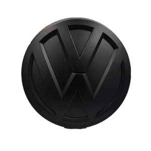 适用0913年恶魔前杠中网标后尾盖标配件装饰大众POLO改装汽车标志