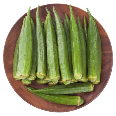 新鲜黄秋葵500g6角羊角豆洋辣椒