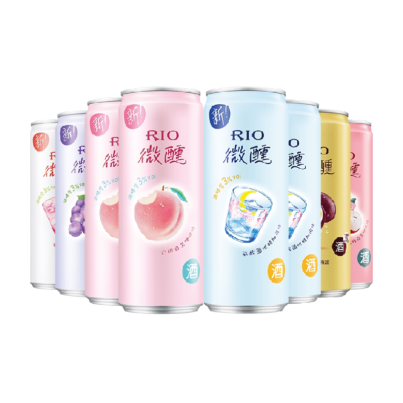 RIO锐澳微醺多口味330ml*8罐