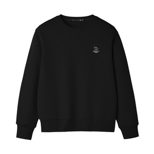 HLA/海澜之家马年卫衣男士圆领25秋装新款宽松时尚长袖加绒打底衫