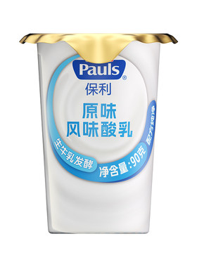 保利原味发酵乳酸奶90g*24瓶