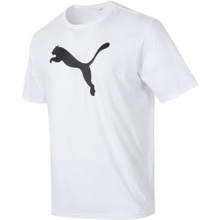 【自营】Puma彪马T恤男简约时尚运动服足球训练舒适休闲圆领短袖