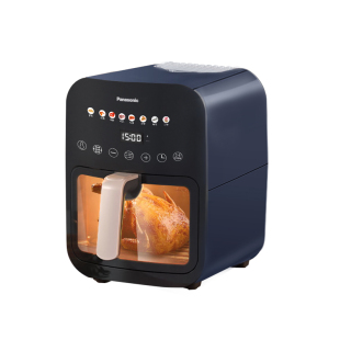 松下可视空气炸锅烹饪机家用全自动透明多功能蒸汽电炸锅HC300