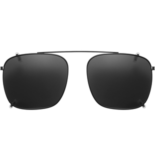 乐申近视镜专用半框墨镜夹片男款带偏光可配度数开车外配太阳眼镜