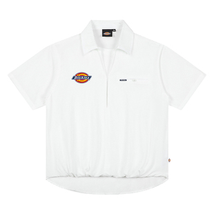 Dickies美式休闲短袖体恤翻领POLO衫宽松潮牌刺绣男夏季百搭上衣