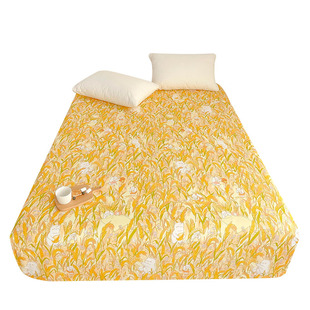 羊妹的麦田 原创设计田园风暖色系小动物全棉床单床笠单双人定制