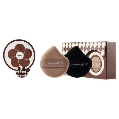 橙棠上镜粉扑粉底液专用粉扑干湿两用超软不易吃粉打造高遮瑕底妆