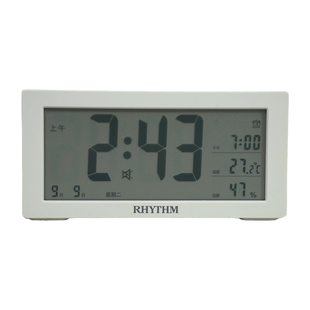 丽声迷你时钟摆台式智能小闹钟桌面数字电子钟表时间显示2026新款