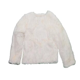 真獭兔毛皮草外套女2025秋冬新款时尚显瘦皮毛一体保暖短款上衣