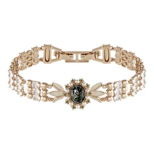 Riotlily/艾特里里暮冬邂逅手链手表链贵气绿龙晶手环新年女款