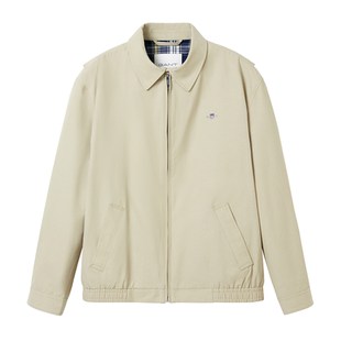 【哈灵顿夹克】GANT/甘特秋冬新款男士复古美式休闲翻领工装外套