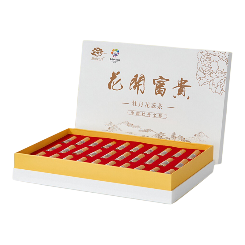 花开富贵牡丹花蕊茶30支菏泽特产