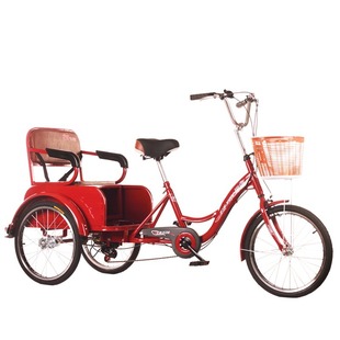 塔信老人三轮车脚蹬三轮车脚踏脚踩变速三轮人力车代步轻便自行车