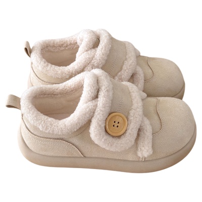 加绒棉鞋女2025冬季新款女鞋